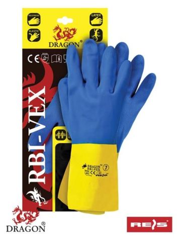 Rękawice ochronne z lateksu i neoprenu DRAGON RBI-VEX