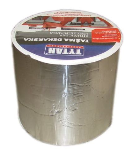 Taśma dekarska Tytan 10x10 cm aluminium