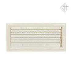 Kratka kominkowa malowana OSKAR kremowa 17x37 z żaluzją