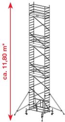 Rusztowanie jezdne składane, aluminiowe ProTec XS Krause 11.8m robocza 942197