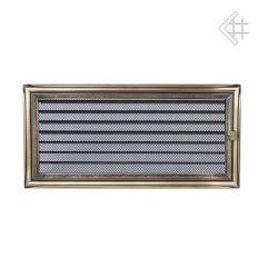 Kratka kominkowa galwanizowana rustykalna 17x37 z żaluzją