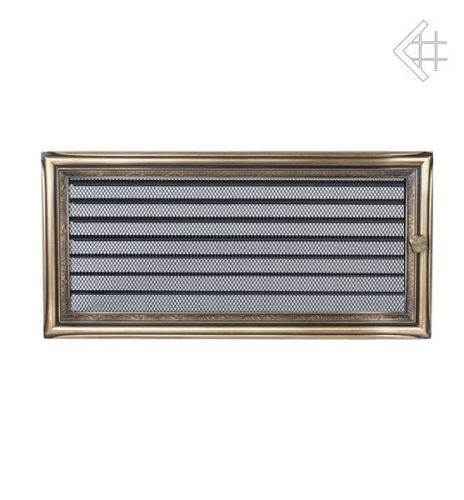Kratka kominkowa galwanizowana rustykalna 17x37 z żaluzją