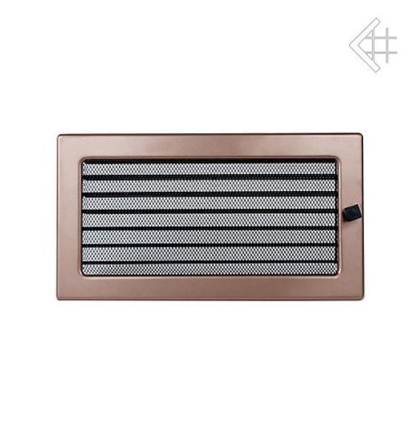 Kratka kominkowa galwanizowana miedź galwaniczna 17x30 z żaluzją