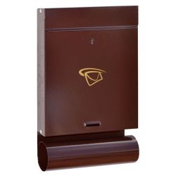 Skrzynka na listy wewnątrzlokalowa S-07 z tubą na prasę