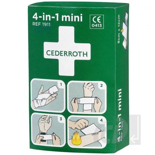 Zestaw opatrunkowy do tamowania krwi CEDERROTH 4-in-1 MINI 1911
