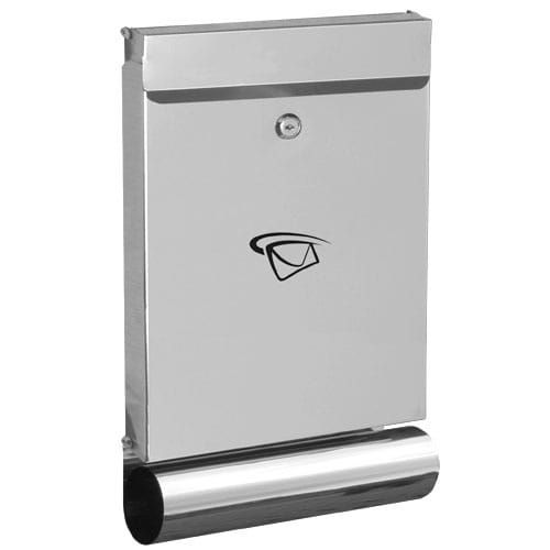 Skrzynka na listy nierdzewna wewnątrzlokalowa S-08NT z tubą na prase