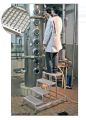 Pomost montażowy z kratki aluminiowej 1 stopień - 2.20m robocza