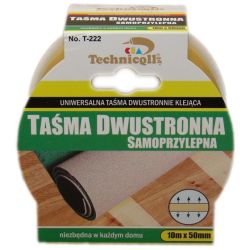 Taśma dwustronna uniwersalna samoprzylepna 10mx50mm Technicoll