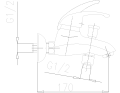 Piryt Bateria wannowa jednouchwytowa 444-040-00