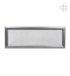 Kratka kominkowa malowana OSKAR czarno-srebrna 17x49