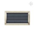 Kratka kominkowa Air System galwanizowana OSKAR 17x30